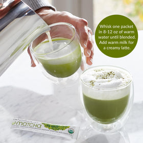 The Republic of Tea U•Matcha whisked into hot water yields a smooth, creamy latte alternative.