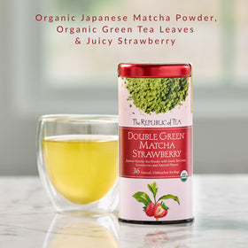 The Republic of Tea unbleached round tea bags showcase clean brewing and pure flavor
