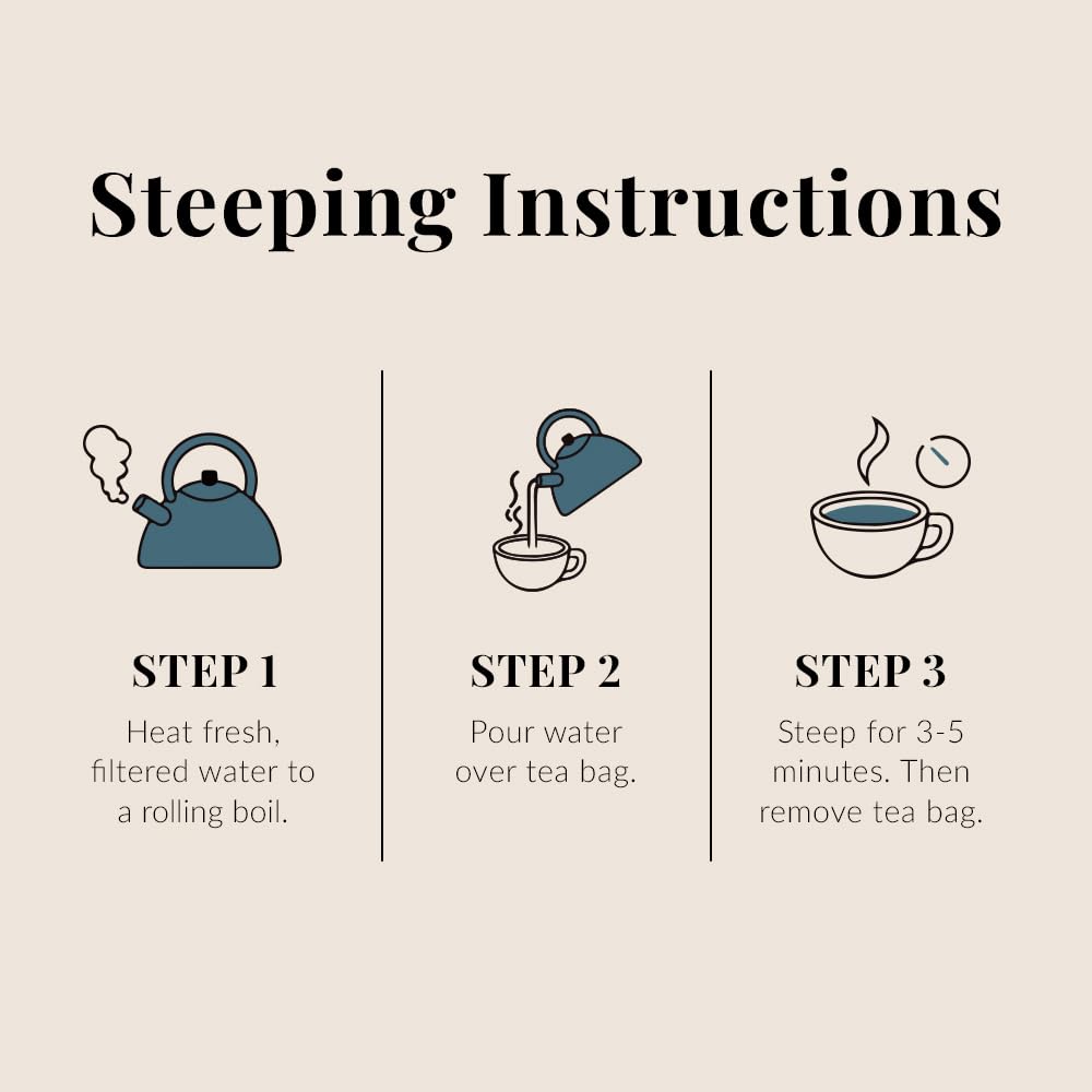 Steeping process image for The Republic of Tea vanilla almond tea