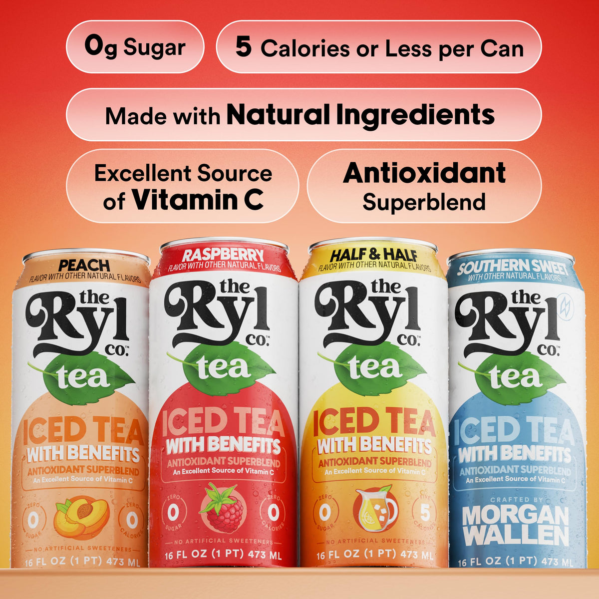 The Ryl Co Sweet Tea can delivers nostalgic flavor with zero sugar.