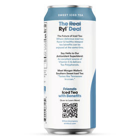 The Ryl Co Ryl Iced Tea Southern Sweet 5 calories can for a light, guilt-free sip