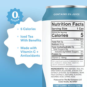 The Ryl Co Ryl Iced Tea Southern Sweet antioxidant superblend can with polyphenols