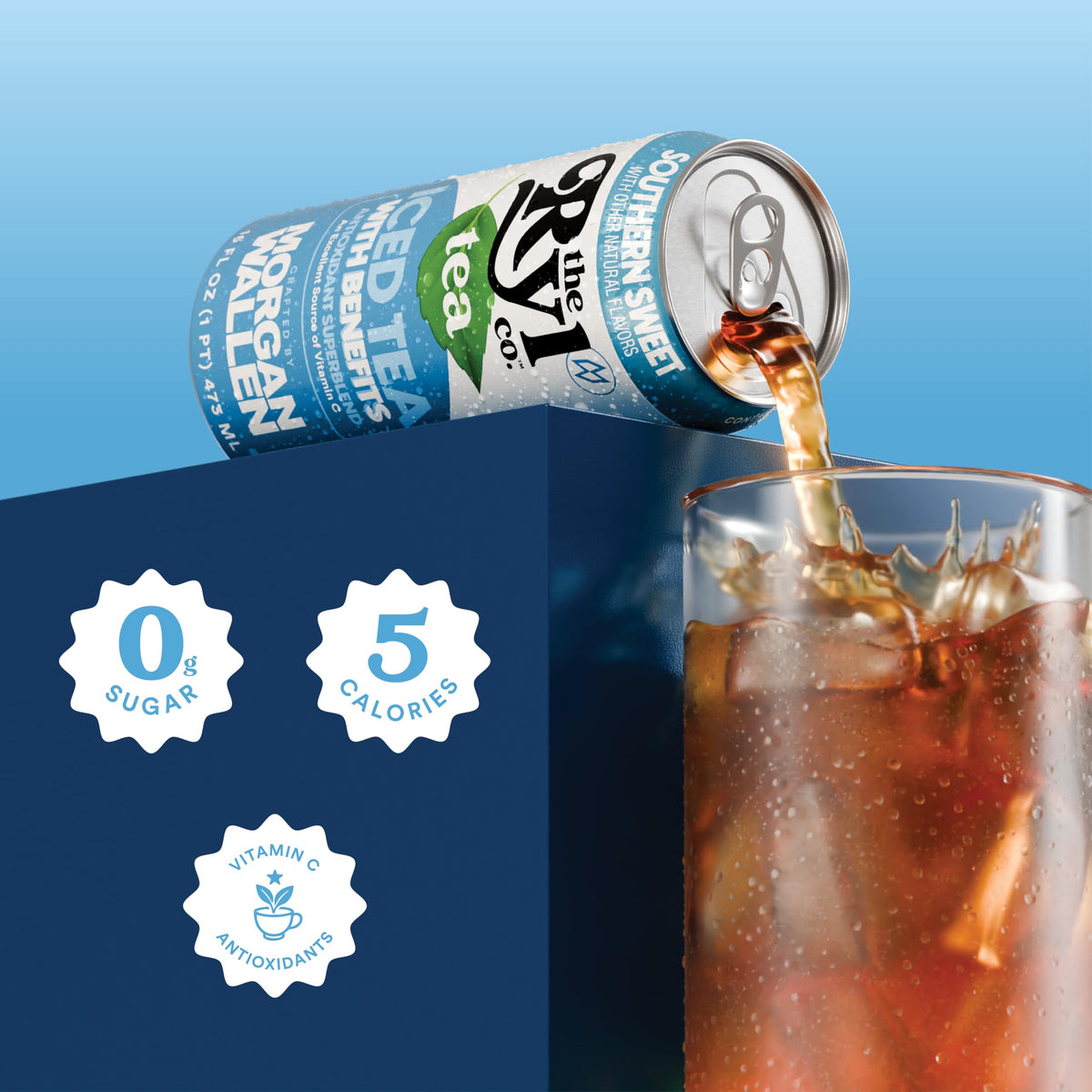 The Ryl Co Ryl Iced Tea Southern Sweet low-carb can, keto-friendly option