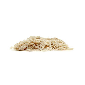 The Sausage Maker natural sheep casings shown for easy twisting into links.