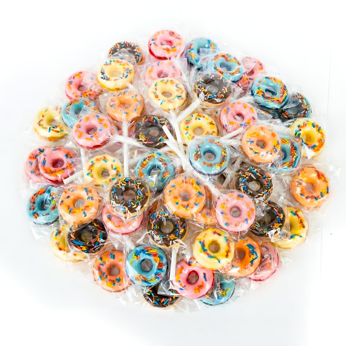 The Snackery colorful assorted flavors display for candy buffets.