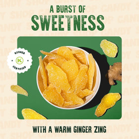 The Snackery ginger slices arranged for snacking, highlighting versatility.