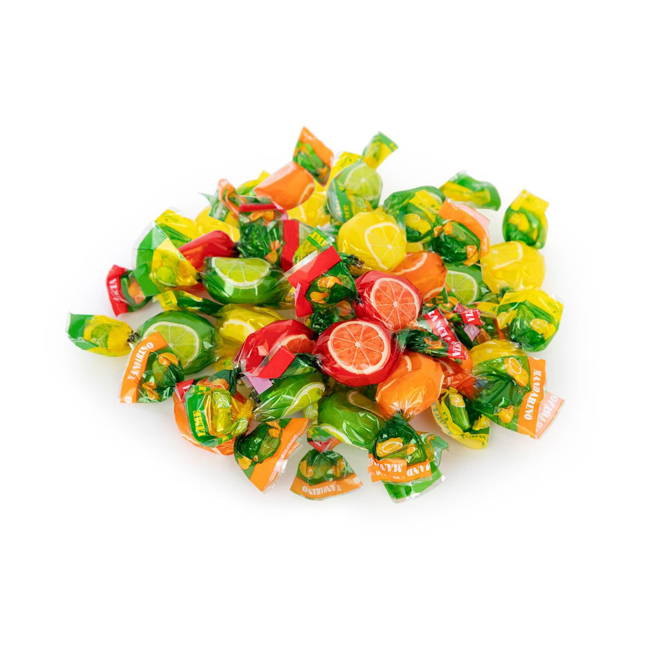 The Snackery Italian Citrus Blend Candies, 2.2 lb bag, ideal for sharing at gatherings.