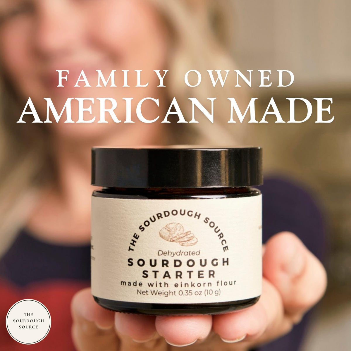 The Sourdough Source double batch packaging label signaling two activations