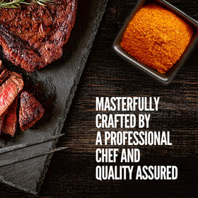 The Spice Lab bad to the bone rub adds bold pork and beef flavor.