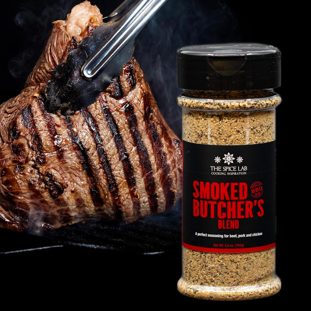 The Spice Lab Barbecue Gift Set box showcases premium seasonings in a gift-ready package.