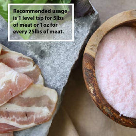 The Spice Lab pink curing salt powder ready to measure for precise meat curing applications