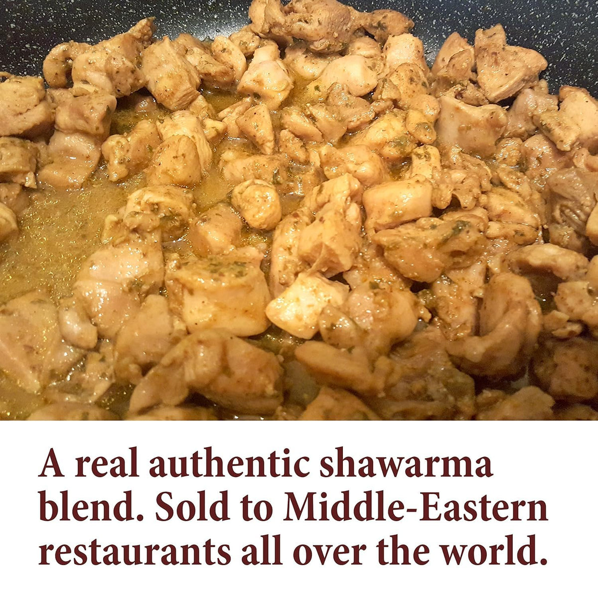 The Spice Way Shawarma Blend spices pile highlighting coriander and cumin for bold flavor.