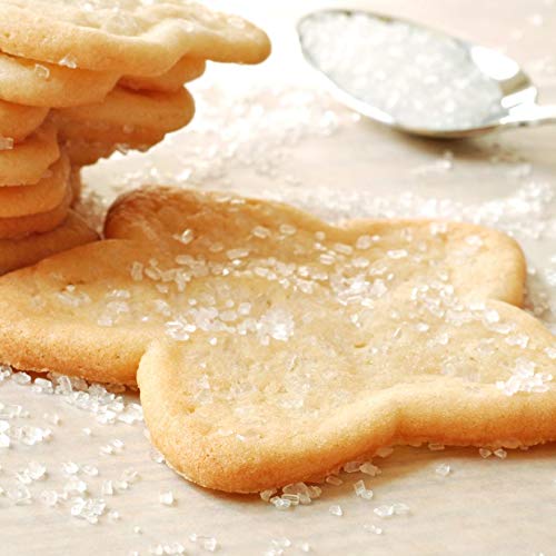 The Sugar Lab confectioners extra coarse sugar 1-pound package, oven-ready texture for cupcakes.