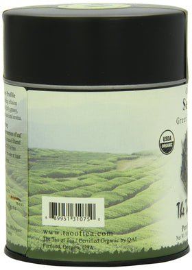 The Tao of Tea 3.5 oz tin keeps loose leaves fresh and ready.