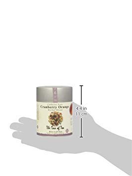 The Tao of Tea Cranberry Orange rose-colored brew, fruity aroma for afternoons.