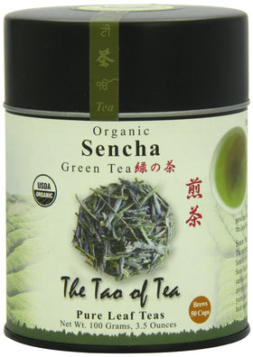 The Tao of Tea Sencha loose leaf for a bright, grassy cup.