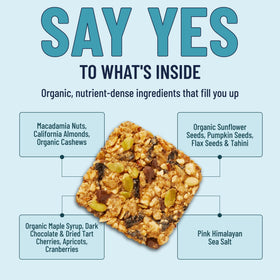 The YES Bar dairy-free plant-based protein source in hand.