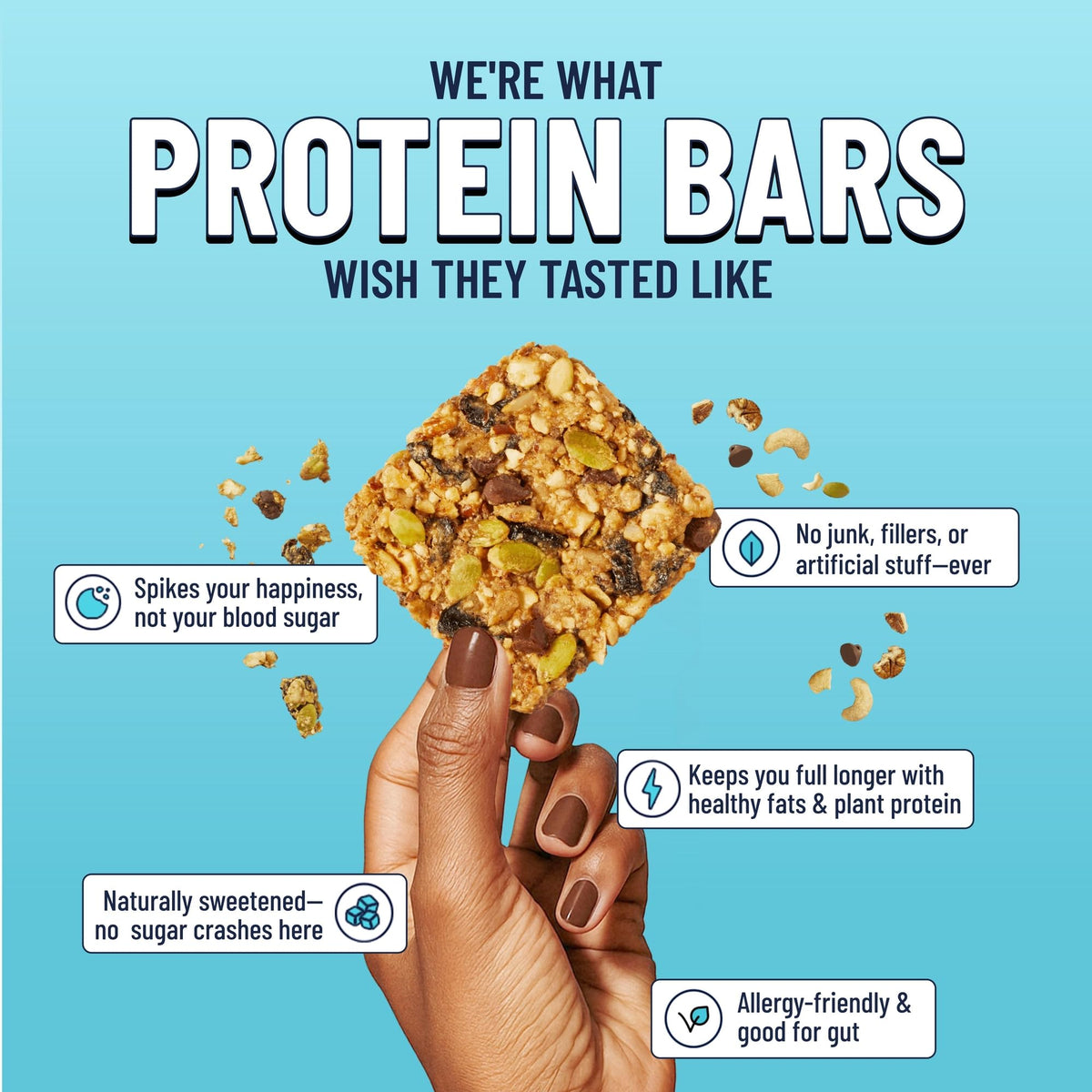 The YES Bar maple sweetness glow highlighting organic syrup.