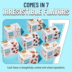 The YES Bar Minis on-the-go shot demonstrates convenient, portable snacking for busy days
