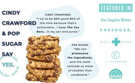 The YES Bar on the desk, convenient afternoon pick-me-up