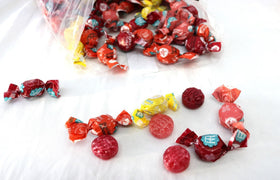 TheCandyCo organic hard candy assortment bag for on-the-go snacking and sharing.