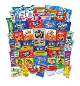 The LakeHouse 60-count snacks variety box for office breaks and home snacking