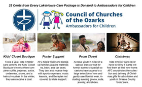 Assorted LakeHouse snacks on display, reliable mix for classrooms, offices, and camps.