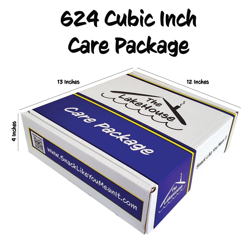 The LakeHouse gift-ready care package with popular snacks