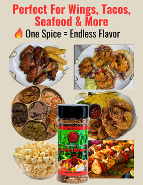 Raina’s Kitchen red pepper flakes shot highlights vibrant spice.
