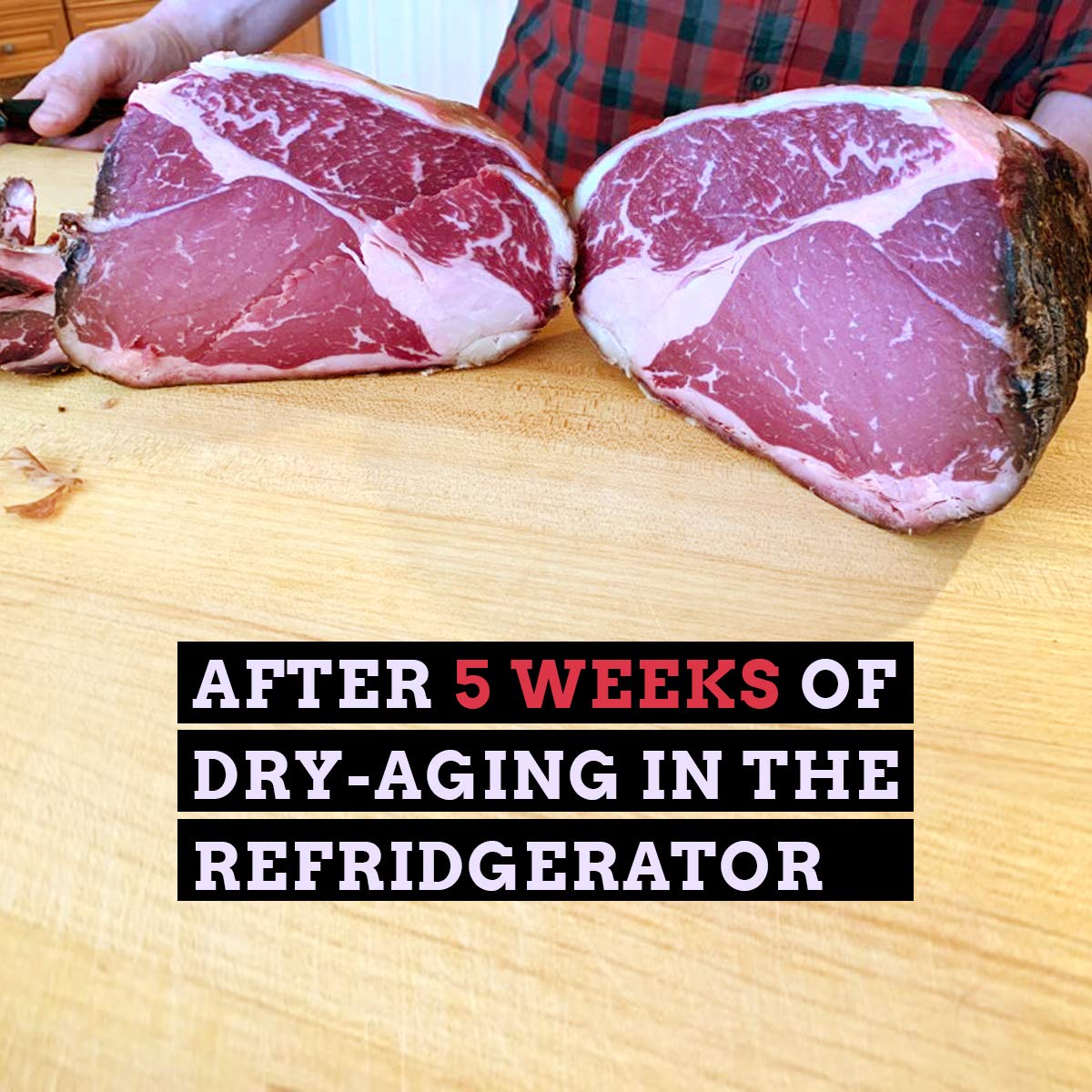 The Sausage Maker beginner-friendly dry aging process in your fridge