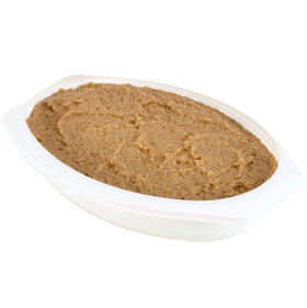 Thick & Easy Purees 7 oz bowl shown unopened, no refrigeration until opened.