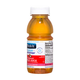 Thick-It Clear Advantage apple juice ice pops offer refreshing frozen enjoyment.