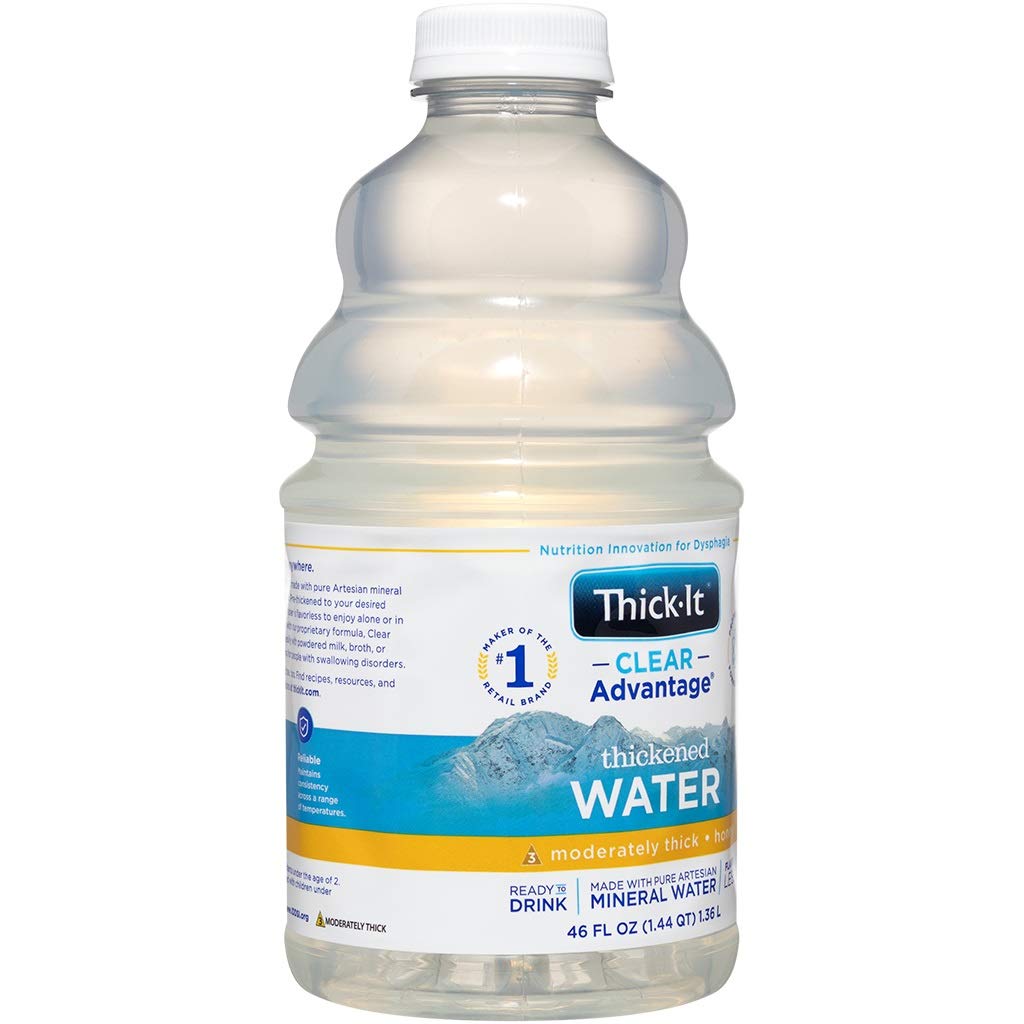 Thick-It Clear Advantage bottle on-the-go emphasizes portable hydration for daily routines.