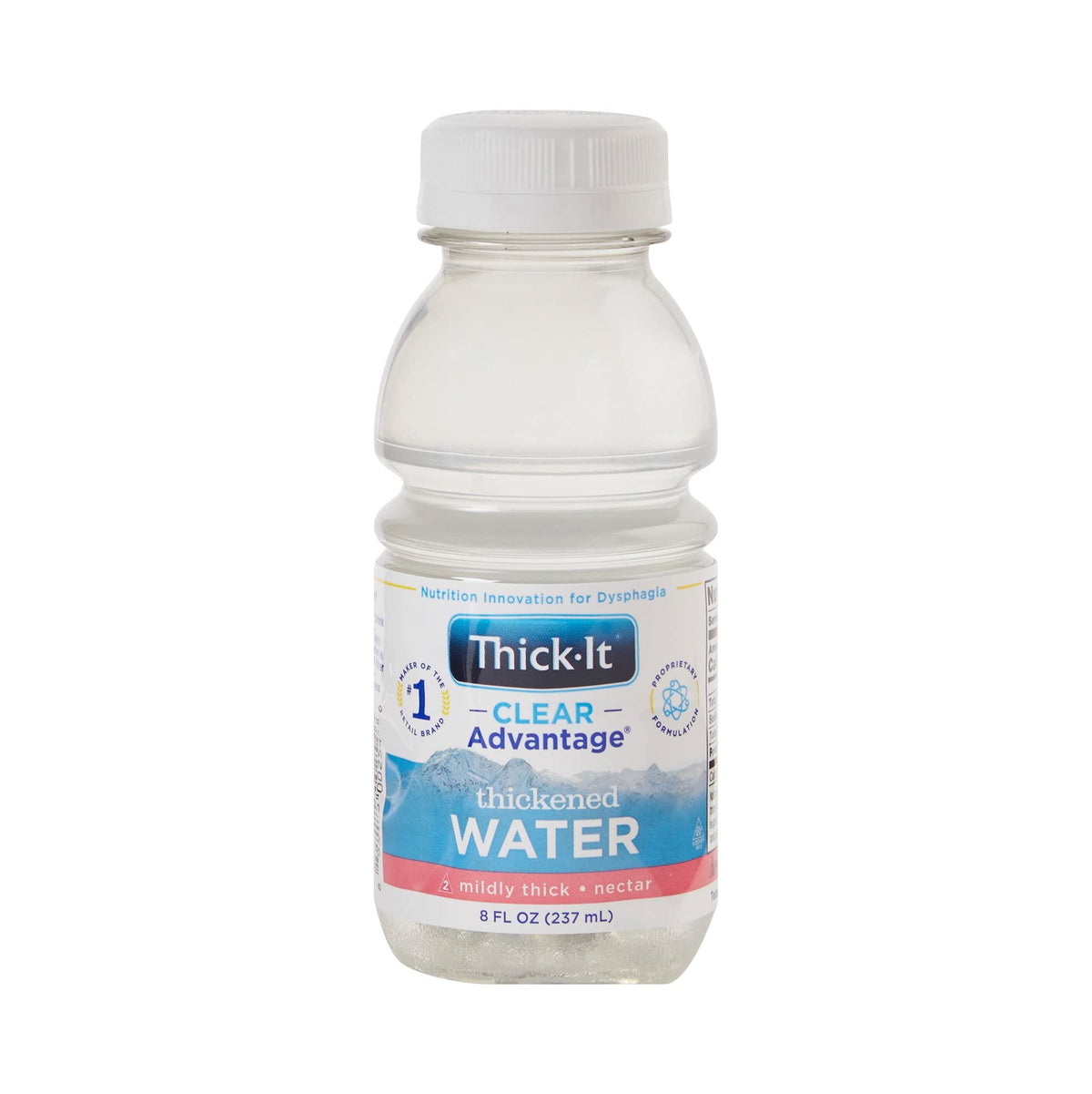 Thick-It Clear Advantage bottle front view showing ready-to-use hydration.