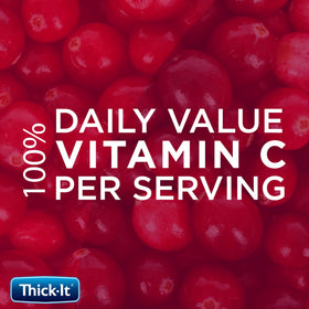 Frozen Thick-It Cranberry Juice pops as a refreshing on-the-go treat