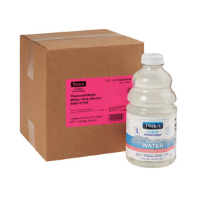 Flavorless Thick-It Clear Advantage blends with drinks and meals without flavor change.