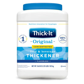 Thick-It Original 36oz canister ready for use with beverages and meals.