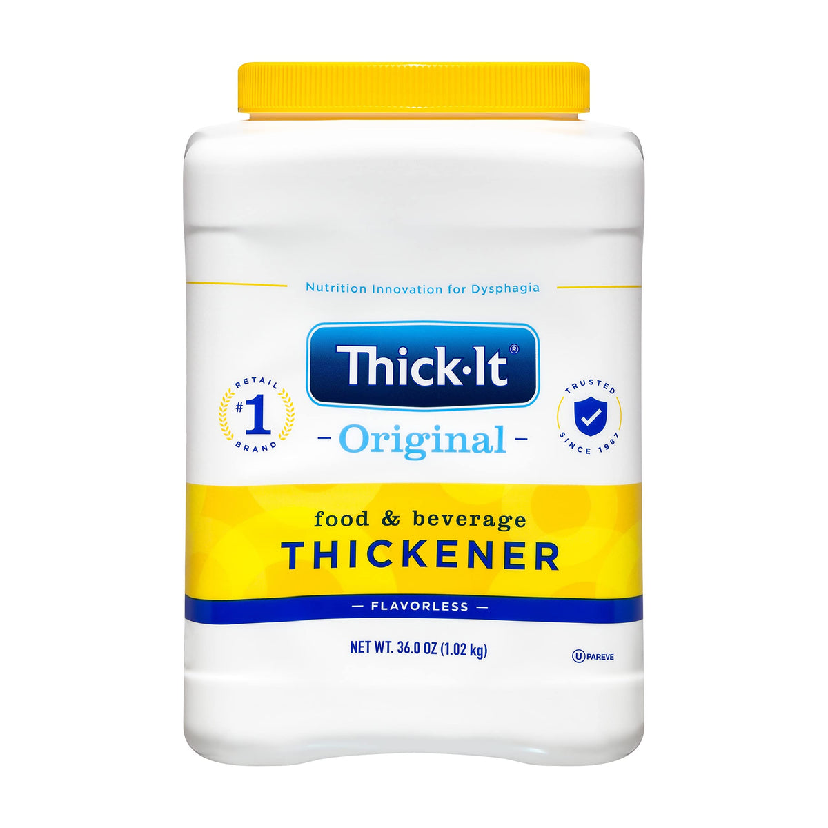 Thick-It Original powder dissolves quickly for smooth thickening in beverages