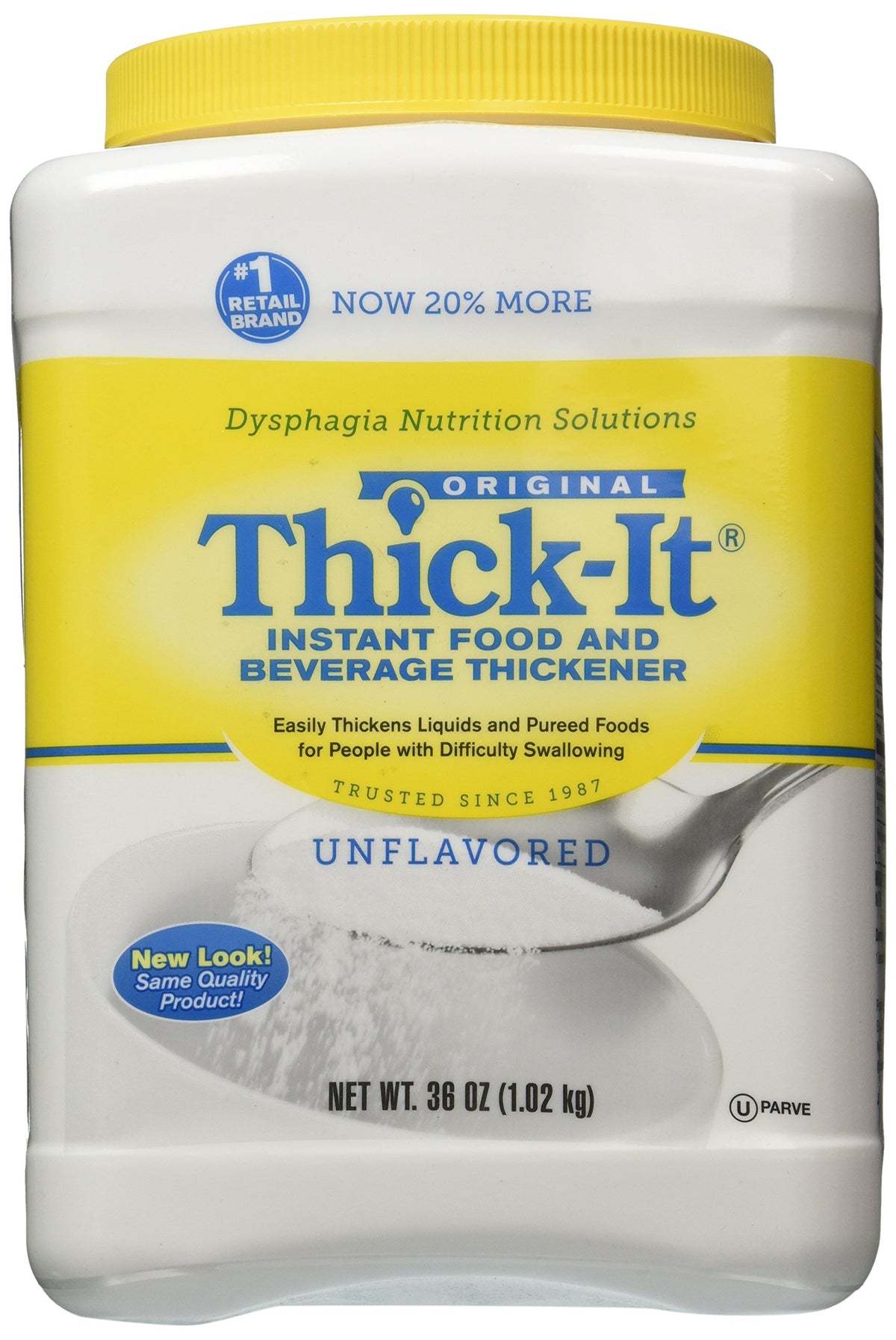 Creamy soup thickened using Thick-It Original for easier swallowing.