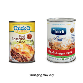 Thick-It Pureed Protein Beef Lasagna: familiar flavors in a silky puree