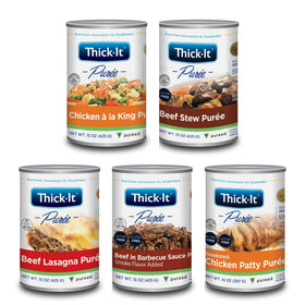 Thick-It Pureed Protein Beef Stew: rich texture for easy swallowing