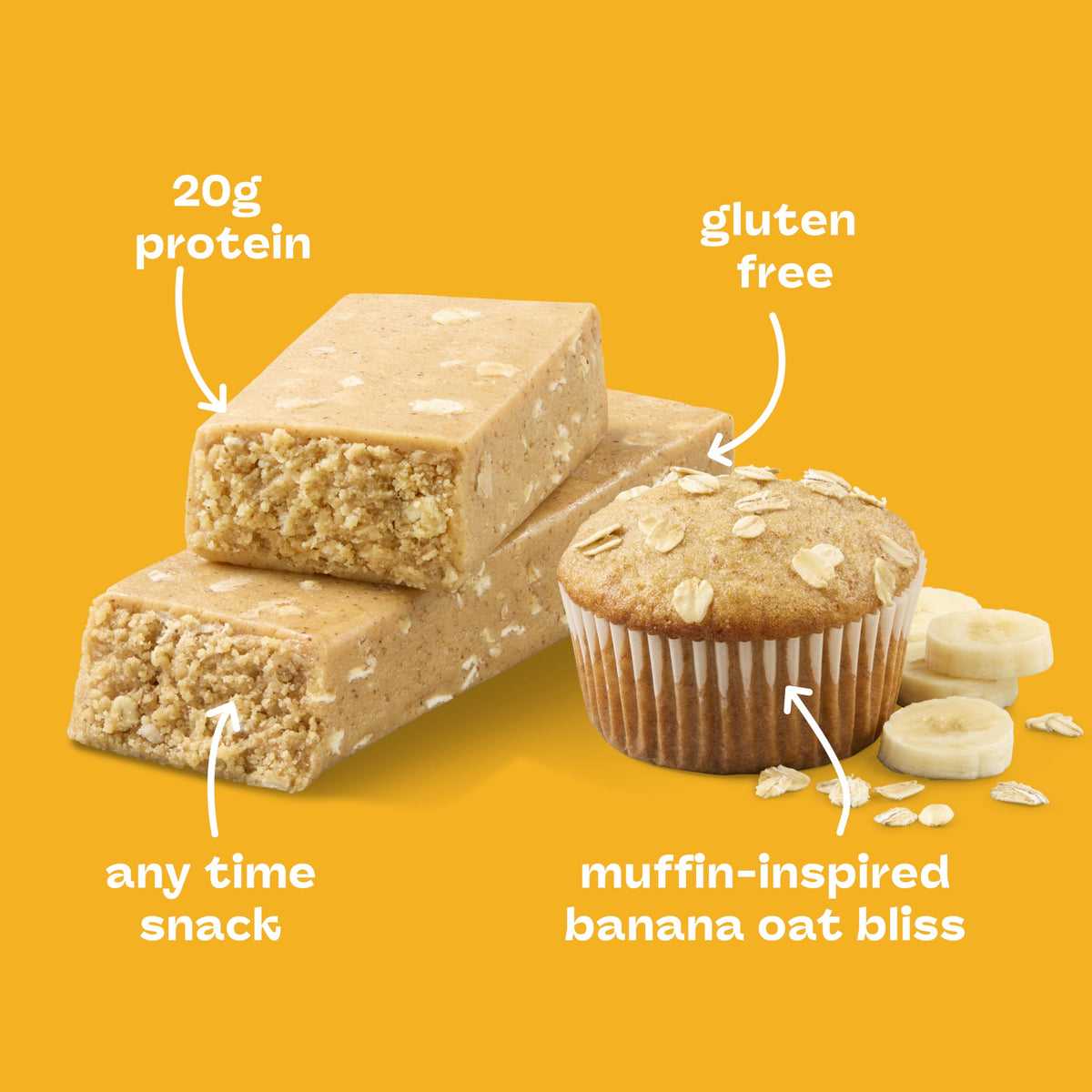 think Banana Oat Muffin Bar bite texture soft moist crumb