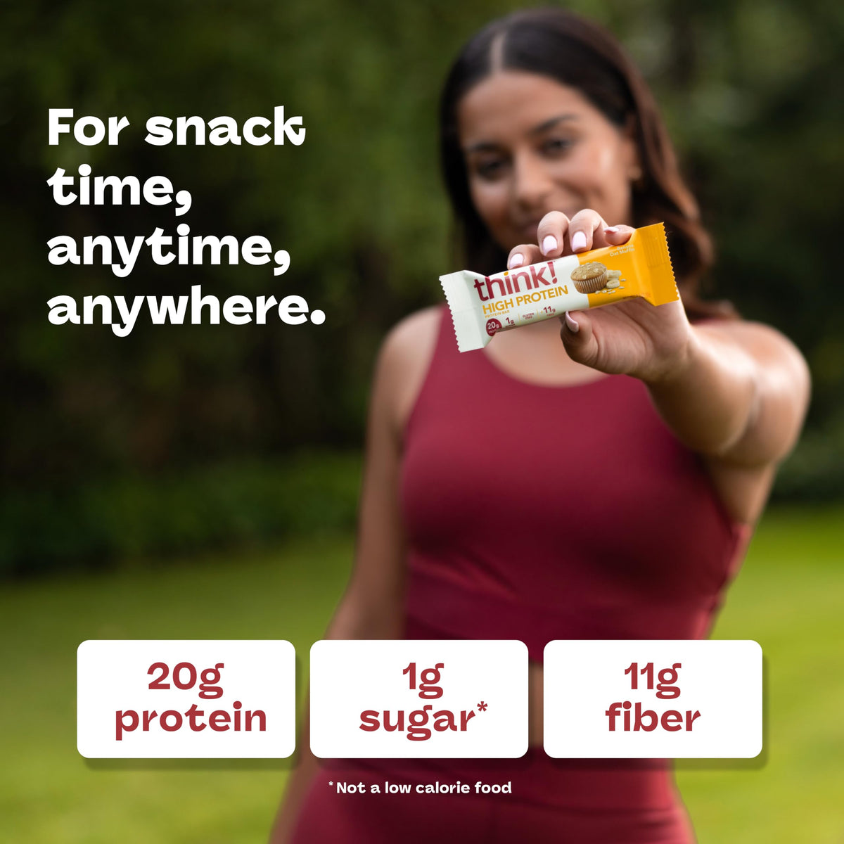 think Banana Oat Muffin Bar gluten free label highlights allergy friendly option