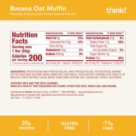 think Banana Oat Muffin Bar sliced banana shows flavor profile