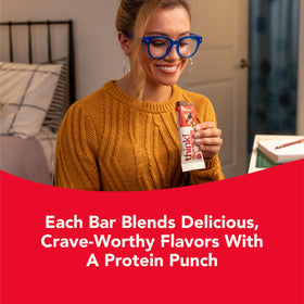 Think Bar during a hike, providing lasting satiety between breaks.