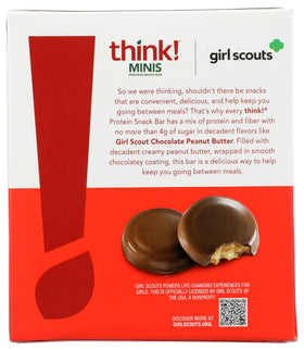 think! bar minis grlsct choc pb unwrap shows bite-sized treat ready to enjoy