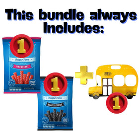 Think Candy resealable ZipBag packaging keeps treats fresh at home, work, or travel.