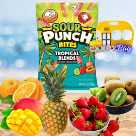Think Candy Sour Punch Bites Straws assorted flavors for sharing and gifting