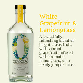 Think Distributors CeroCero pouring into a glass, suggesting easy non-alcoholic mixability.