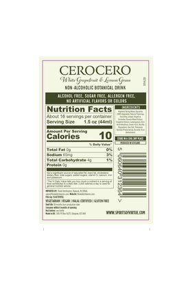 Think Distributors CeroCero tonic pairing setup highlights versatile mocktail options.